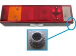 Bremsleuchte Hinten Links Daf Xf Cf, Man Tga Tgs L M F 2000, Renault Midlum Premium Kerax Magnum, 5001847586, 81252256524, 1625985, Mit Rundstecker Amp | 1993-2005