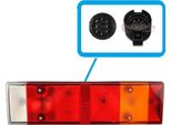 Luce Freno Posteriore Destra Iveco Eurocargo Eurotech Stralis Eurotrakker, Oe 1522232, 99461929, 99463242, 99463245, Con Spina Posteriore