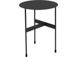 Beistelltisch Spinder Design "Mira High", Schwarz (Schwarz, Schwarz, Schwarz, Schwarz, Schwarz, Schwarz), B/H/T: 45Cm X 50Cm X 45Cm, Tische, Beistelltisch, Beistelltisch Aus Stahl