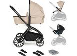 Kombi-Kinderwagen BABYGO Harmony 3in1, Baby, beige, Kinderwagen, inkl. Babyschale mit Adaptern