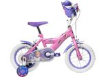 Kinderfahrrad HUFFY Gr. 22, rosa, Fahrräder, Kinder, 22cm, 12 Zoll (30,48cm) hinten: 12 Zoll (30,48cm)