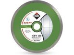 Rubi 30949 Lama Diamantata Ceramica Generale Continua (Cev) 250 Superpro, Grigio, 250 Mm