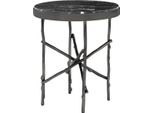 Casa Padrino Tavolino Bronzo/Nero Ø 50,5 X H. 58,5 Cm - Mobili