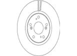 2X Disco Freno Trw DF6689 Per Honda Civic Ix (Fk) Civic X Hatchback (Fc_ Fk)