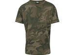 Urban Classics - Camicia Oversize Oliv Camo - S