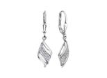 Paar OhrhäNger Vivance "925/- Sterling Silber Rhodiniert Zirkonia", Weiß (Weiß, Weiß), Ohrringe, Damen, One-Size, Silber 925 (Sterlingsilber)