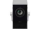 LG Beamer CineBeam Q Laser 4K Projektor, silber, B:8cm H:13,5cm T:13,5cm, Beamer