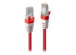 Lindy 45383 Sstp Cat6A Kabel, Rot, 0.30M Lsoh, Inkl. Testprotokoll
