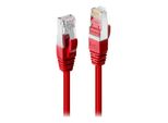 Lindy 45624 S/Ftp Cat6 Kabel, Rot, 3.00M Lsoh, Inkl. Testprotokoll