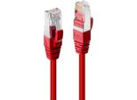 Lindy Premium - Cavo Patch - RJ-45 (M) - RJ-45 (M) - 30,0 M - Sftp - Cat 6 - Liscio, Senza Alogeni - Rosso (45630)