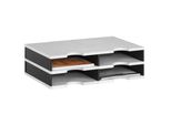 Styro 268-0202.98 Stazione Di Smistamento Styrodoc Grigio/Nero Con 4 Scomparti