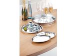Vassoio Da Portata Esmeyer 400-1265 22X29Cm Ovale In Acciaio Inox