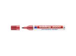 Edding 3000 Marcatore Permanente Rosso Carminio