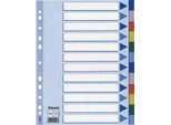 Esselte 15262 Intercalare Indice A Linguetta Vuota Polipropilene (Pp) Multicolore