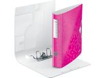Leitz 1107-00-23 1107 Active Wow Cartella A4 - 65 Mm, Rosa Metallizzato