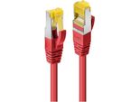 Lindy - Cavo Patch - RJ-45 (M) - RJ-45 (M) - 20,0M - Sftp - Cavo Grezzo Cat.7 - Stampato, Senza Alogeni - Rosso (47300)