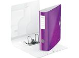 Leitz 1106-00-62 1106 Active Wow Cartella A4 - 82 Mm, Viola Metallizzato
