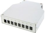 Digitus Professional DN-96890 Adattatore Per Guida Din Per Accoppiatori 6X Sc/Sx O 8X Lc/Dx, Colore Grigio