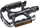 Pedale A Piattaforma Mtb 600 9/16 Inch Reflector Set Schwarz