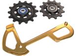Sram 11.7518.077.000 XX1 Puleggia Del Deragliatore Posteriore X-Sync E Gabbia Interna Oro Deragliatore Posteriore Eagle, Oro