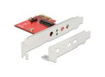 Delock - Speicher-Controller - M.2 - M.2 Card Low-Profile - Pcie X1, Usb 2.0