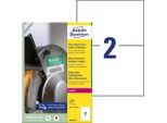 Avery Zweckform Ultra-Resist. Etichette In Pellicola, 210 X 148 Mm Colore: Bianco, Estremamente Resistenti, Extra Forti - 1 Pezzo (L7916-40)