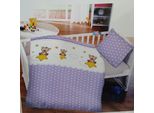 Biancheria Da Letto Per Neonati Orso E Stelle 100 X 135 Cm 100% Cotone