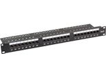 Efb Patchpanel Cat.6 Utp 19"/1HE 24Xrj45 Schwarz"