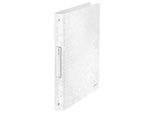Leitz 4258-00-01 Raccoglitore Ad Anelli Leitz Wow, Din A4, Pp, Bianco Metallizzato, 4 Anelli