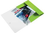 Leitz 4599-00-54 4599 Cartella Angolare Wow - A4, Pp, Verde Metallizzato
