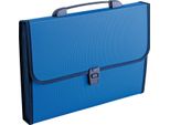 FäChertasche Din A4 12FäCher Polypropylen Blau