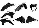 Polisport Enduro Plastik-Kit Restyle Schwarz Passend Per Ktm EXC/EXC-F