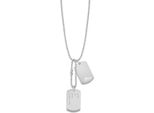 Lotus LS2139/1/1 Collana Da Uomo Con Catena Id In Acciaio Inox Argento 54 Cm