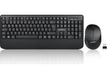 Perixx PERIDUO-714 PERIDUO-714 It, Set Tastiera E Mouse, Senza Fili, Nero