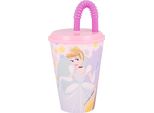 Tazza Bidon Da 430 Ml Con Cannuccia Principesse Disney