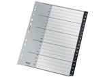 Leitz 1207-00-00 1207 Cartella Indice Riciclo - A-Z, A4 Extra-Largo, Pp, 20 Fogli, Nero