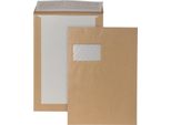 Bong 14008 PapprüCkwandtaschen Din C4 Mit Fenster Braun 100 St.