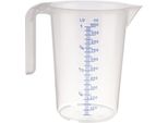 Aps 30062 Caraffa Dosatrice Aps Stackable, 1,0 Litri, Trasparente