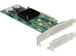Delock - Speicher-Controller - 8 Sender/Kanal - Sata 6Gb/S / Sas - Low-Profile - Pcie 2.0 X8