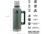 Stanley Classic Bottle Xxl 2,3 L Verde Martello