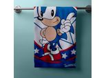 Sonic The Hedgehog Telo Doccia Telo Bagno Telo Spiaggia 70 X 140 Cm