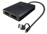 I-TEC I-Tec Adattatore Video USB-A/USB-C Dual 4K/60 Hz Displayport