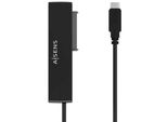 Adattatore Per Disco Rigido Da 2,5"/3,5"" Aisens ASE-35C02B/ Usb Tipo-C - Sata/ Con Alimentatore"