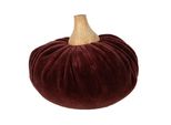 Clayre & Eef Decorazione Zucca Ø 12X10 Cm Poliestere Rosso