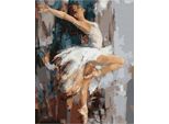 Pittura Da Numeri Con Quadro Quadri - Ballerina, Danza Dell'anima 40X50 Cm