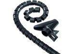 Hama 00220994 Organizer Per Cavi Guaina Intrecciata Per Cavi Nero 1 Pz