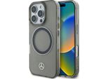 Mercedes Mehmp16X23Huosk Custodia Rigida Iphone 16 Pro Max 6.9 Czarny/Nero Anello Argento Magsafe