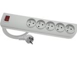 Cavo Di Prolunga Per Protezione Da Sovratensioni A 5 Vie Con/Senza 1,5 M Grigio Elgotech PSF3-501