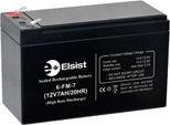 Elsist BT007R Batteria Acido Piombo (Vrla) 12 V 7 Ah