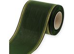 Nastro Per Ghirlanda Moiré Verde Scuro 100 Mm Nastro Decorativo In Taffetà